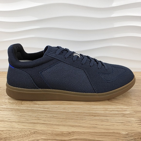 Rothy's‎ RS01 Sneakers Mens Size 10 Navy Blue Knit Gum Washable Casual Shoes
